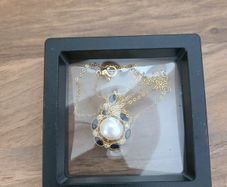 Gold Plated Chain and Pendant