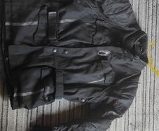 motorcycle jacket and trousers