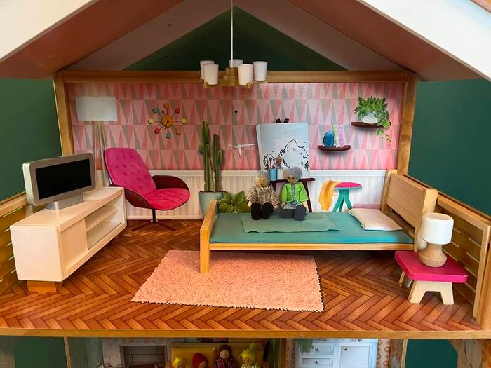 Beautiful Large Wooden Dollhouse - Dun Laoghaire