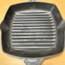 Le Creuset Signature Griddle Skillet Frying Pan 26 Grey Cast Iron Image 8