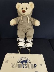 Build a Bear with tracksuit and hi-tops - NEW