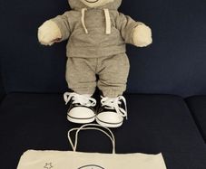 Build a Bear with tracksuit and hi-tops - NEW