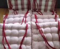 Chair Cushions x 8 or Two Sets of Four (4)