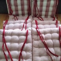 Chair Cushions x 8 or Two Sets of Four (4)