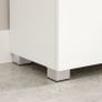 Bathroom cabinet white  bathroom cabinet, sideboard with drawer, bathroom cabinet with double door, adjustable shelf level, with feet, for bathroom, hallway, entrance area, 60 x 30 x 80 cm, white Image 3