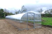 Greenhouse / polytunnel with strong Polycarbonate sheeting