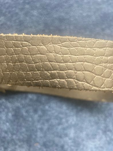 Vintage Black Leather Lady's Belt