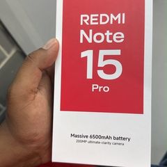 Redmi Note 15 pro 8/256GB Brand New Sealed 2 years Warranty RECEIPT
