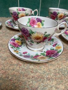 Tea Set - Queen Anne Fine Bone China -Autumn Glory