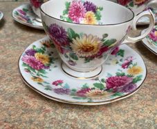 Tea Set - Queen Anne Fine Bone China -Autumn Glory