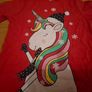Girls christmas unicorn pyjamas BNWOT Image 2