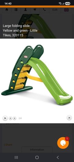 Little Tikes large folding slide