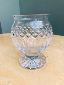 Rare Vintage Waterford Crystal Rose Bowl