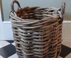 Large Thick Woven Rattan Basket