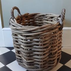 Large Thick Woven Rattan Basket