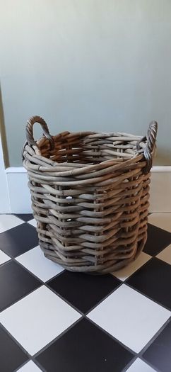 Large Thick Woven Rattan Basket