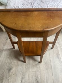 console table vintage mid century