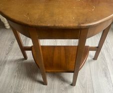 console table vintage mid century