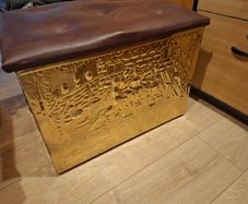 Coal box with seat
