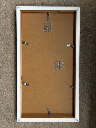 White 3 Picture Frame