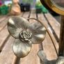 Antique metal mantel clock Image 7