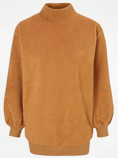 Lovely Tan Fleece Sweatshirt