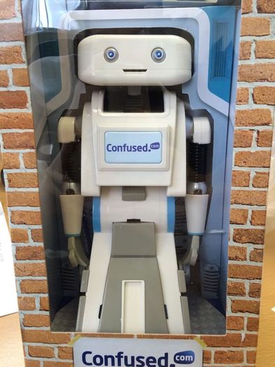 Brian the robot Brand New confused.com