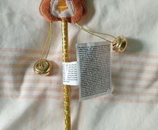 pen Christmas reindeer with bells