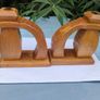 Vintage Hand carved Norwegian candlesticks Image 10