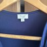 Hoss Intropia knee length navy drape jersey dress with pockets size S (10) Image 2