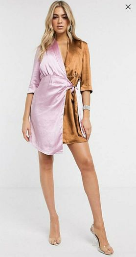 Unique 21 Mini Satin Dress