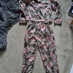 River Island Satin Pyjamas 7-8