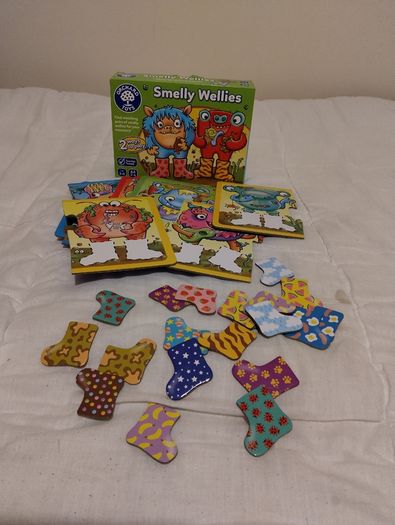 Orchard Toys Smelly Wellies matching game