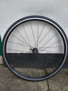 As New Bontrager Paradigm TLR road wheels fitted with tyres  (rim brakes)