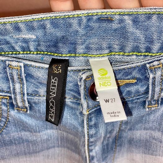 Adidas Neo X Selena Gomez Denim Shorts W 27 BRAND NEW