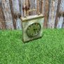 Vintage Mantel Clock Onyx Azizoff 1970s Marble Quartz Brass Shelf Desk Carriage Battery Powered Clock Made in England/ West Of Germany Untested Parts Or Repair Image 2