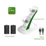 Xbox Series X / S Twin Charging Dock Charge Station Rechargeable Battery Packs White Image 5