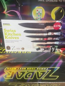 KOOOKS Kitchen Swiss Kitchen Knives Set of 7