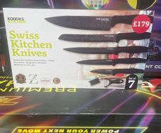 KOOOKS Kitchen Swiss Kitchen Knives Set of 7