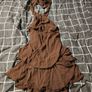 Brown Trendy Dress Image 2