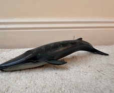 Schleich Spotted Blue Whale 14552 Rare Retired 2004 approx. 23 cm. Used Please see photos