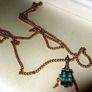 Vintage 9ct Tibetan Prayer Wheel Pendant & 22" Chain Image 3