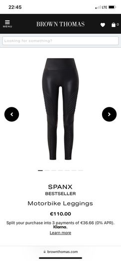 Spanx Moto Leggings