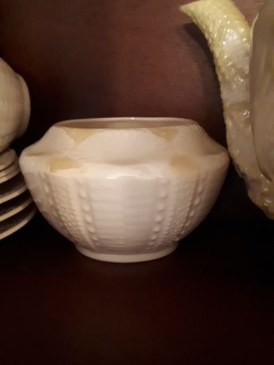 VINTAGE Belleek China,  22 piece  vintage Tea Set (Green Mark)