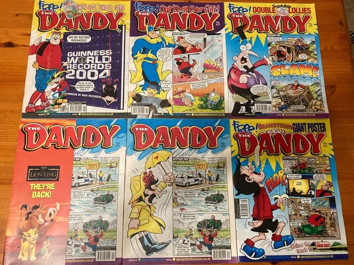 Comics: 'The Dandy' 2002,2003 and 2004 (48 numbers)