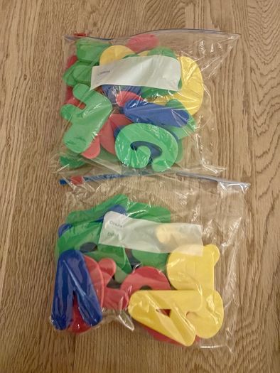 Foam letters - FREE