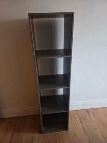 B&Q 4 Cube Storage Unit Oak Effect
