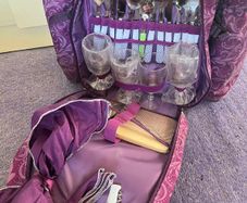 Girl's Picnic Backpack for Camping