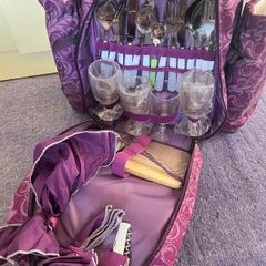 Girl's Picnic Backpack for Camping
