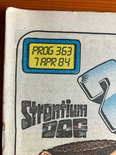 Comic: '2000AD' no. 363 (07/04/1984)